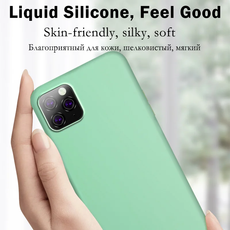 Original Custom Color Logo Liquid Soft Silicone Shockproof Protective Phone Case for iPhone 17 16 15 14 12 13 Pro Max Phone Case