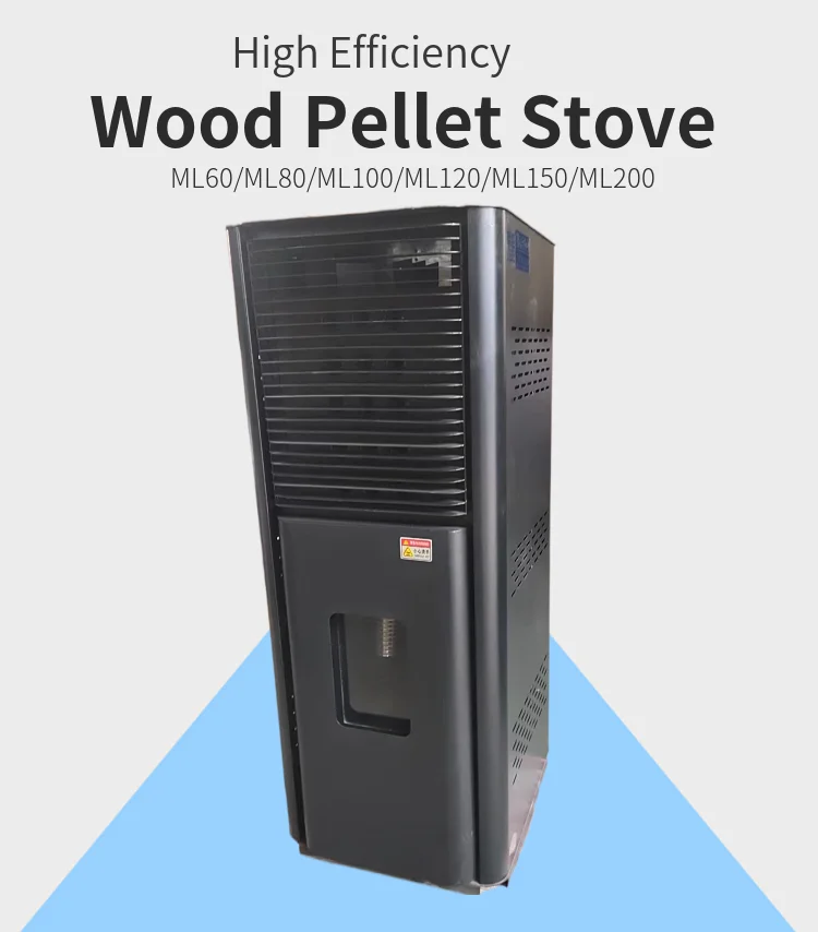 High Efficiency Pellet Fireplace Automatic Feeding Wood Pellet Stove