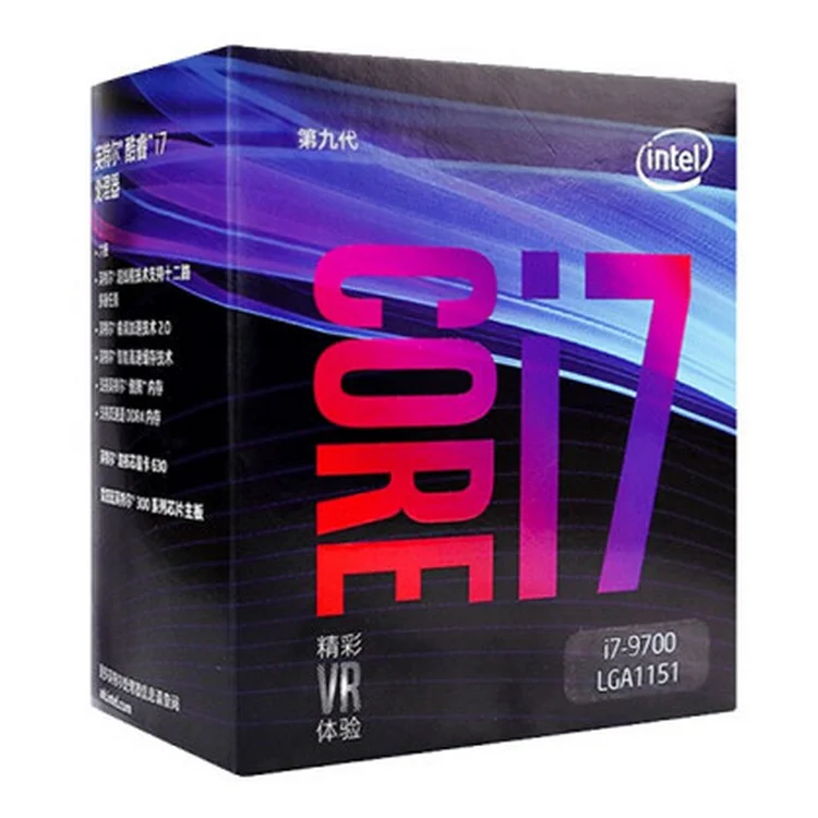 Wholesale Original I7 9700 Core Eight Core Boxed CPU Processor 