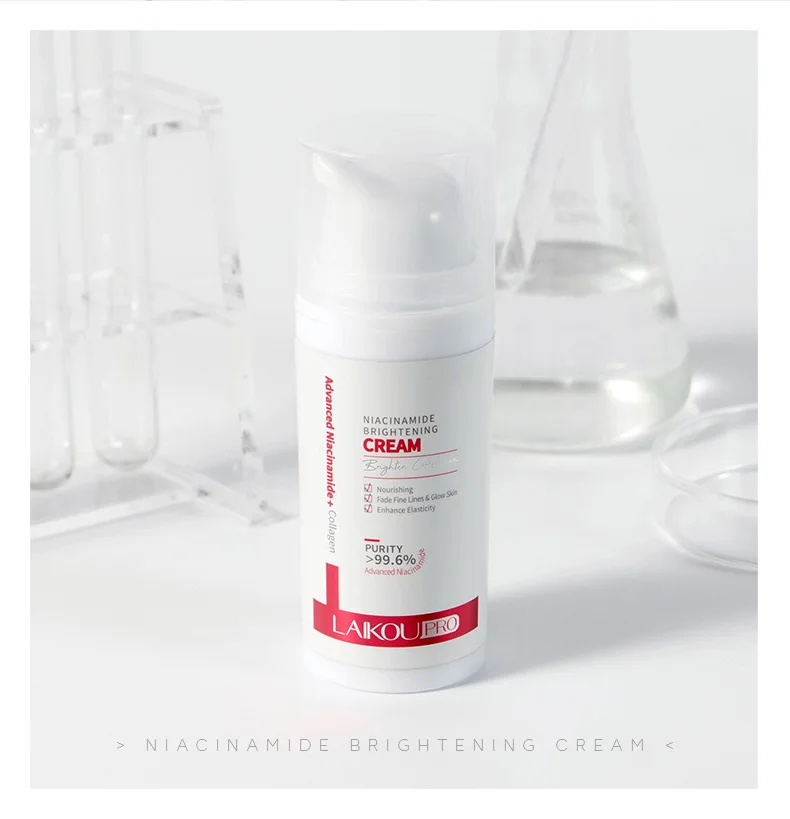 LAIKOU Skin Care Moisturizing Nourishing Firming Niacinamide Whitening Brightening Face Cream 30g