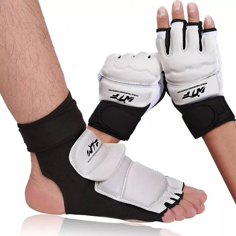 Karate Chest Protector Helmet Gloves Protectiontaekwondo Equipment Body Protection Taekwondo Sparring Kit