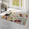 Double-sided leather pet mat - dog mealtime