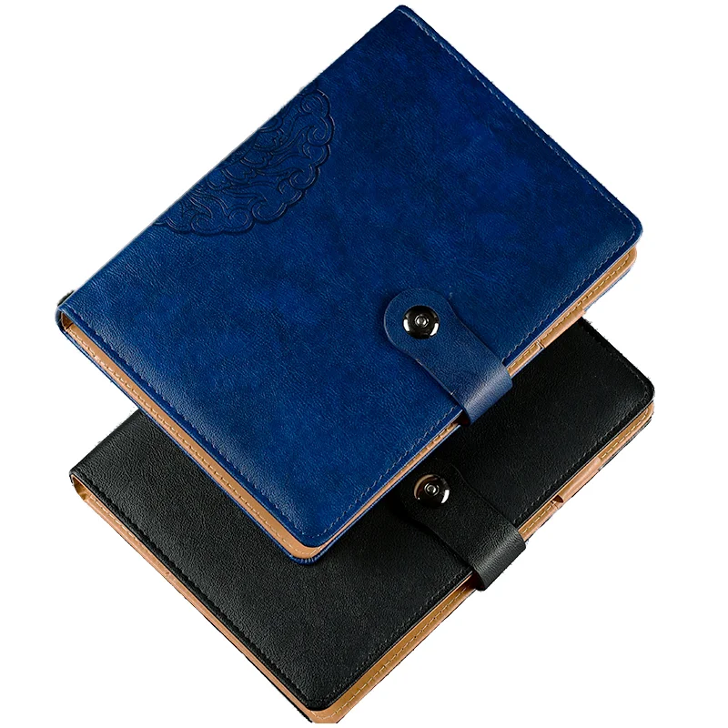 Распродажа красный переплет A5 ежедневник канцелярские товары на заказ с кожаным чехлом Подарочный блокнот