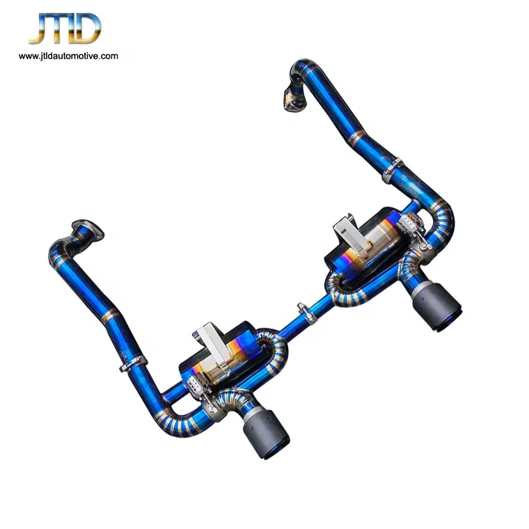 New Alloy Exhaust System Valvetronic Catback For 718 GT4 Boxster Cayman 2017-2020