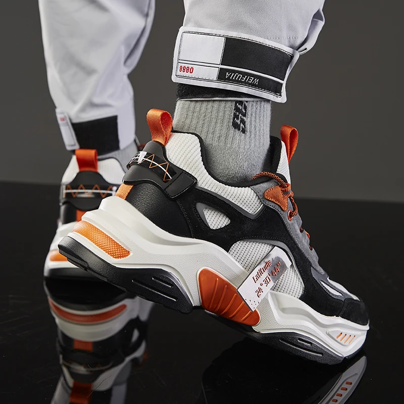 2020 New Spring running shoes men sneakers color matching sports shoes men casual breathable trendy shoes