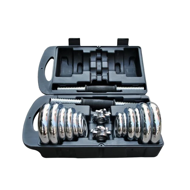 20KG Chrome Dumbbell Set - Adjustable & Durable Fitness