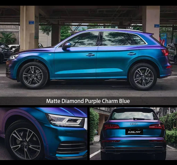 Chameleon Bright Purple Car Wrapping Stickers - 2 Year Warranty