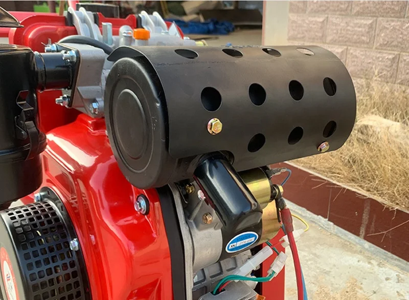 Factory Direct Supply Chain Track Mini Tiller Single Track Ploughing Plough Hand Gasoline Tiller