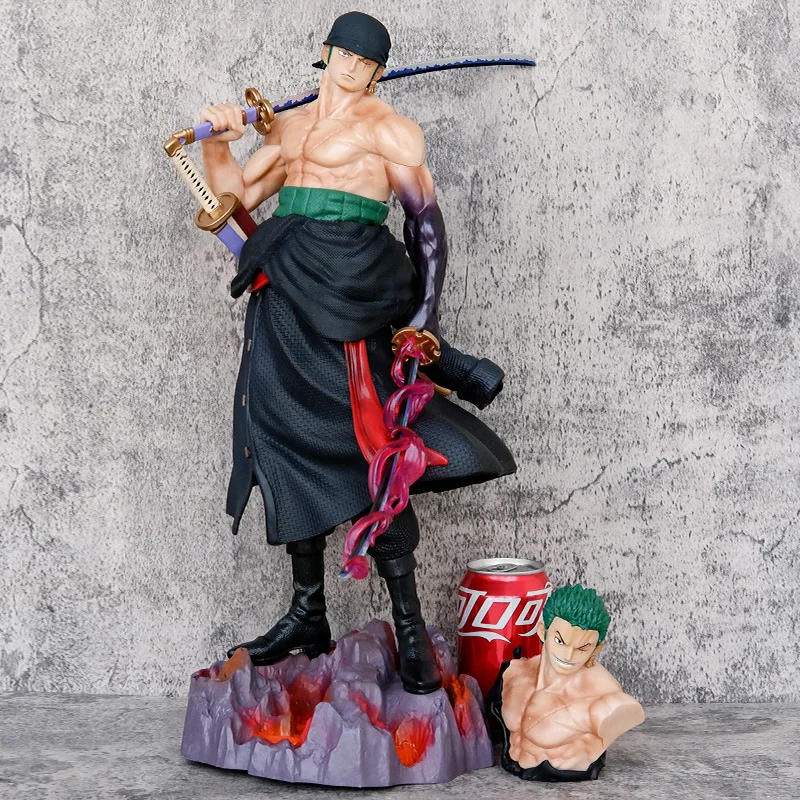 ワンピース　  50cm ゾロ　PVC 製品　フィギュア 50 センチメートルアニメワンピースフィギュアロロノア・ゾロ
