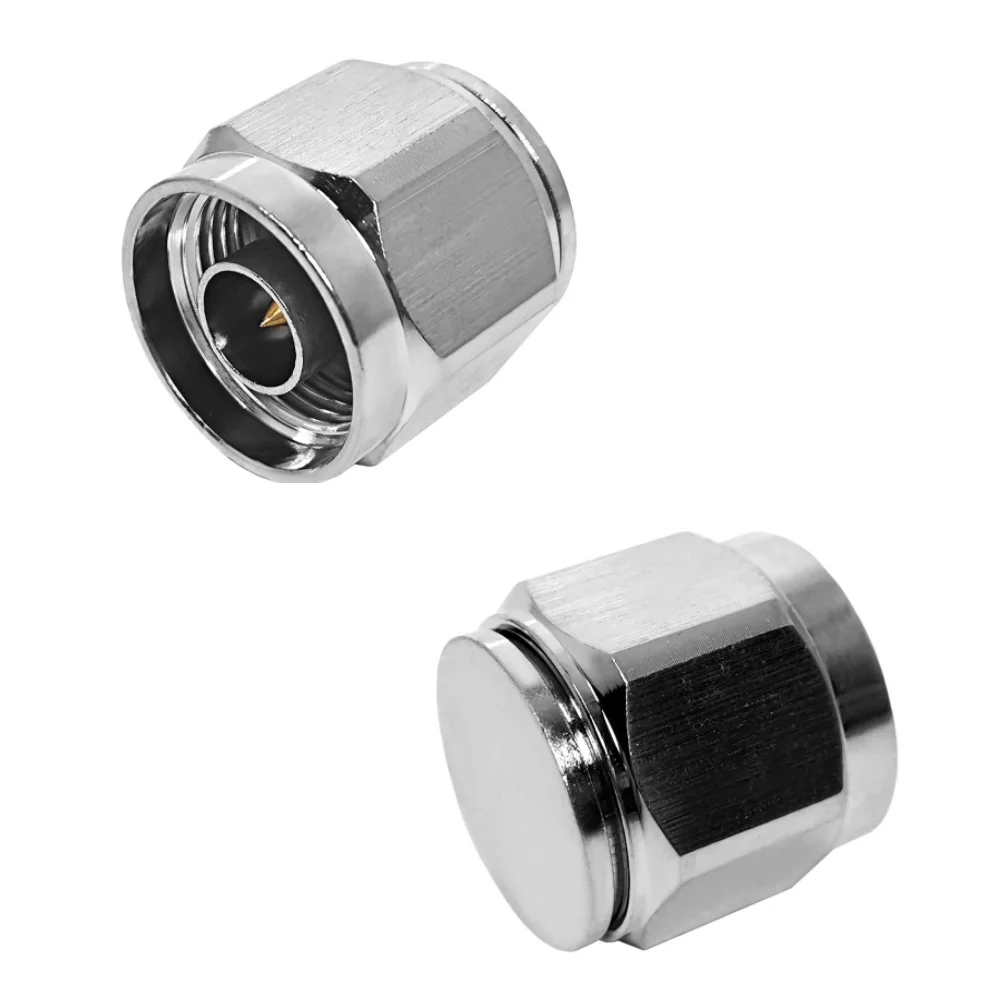 RF Coaxial Load 50 Ohm Dummy N Plug Coaxial Short Circuit Connectors for Radio Frequency Testing