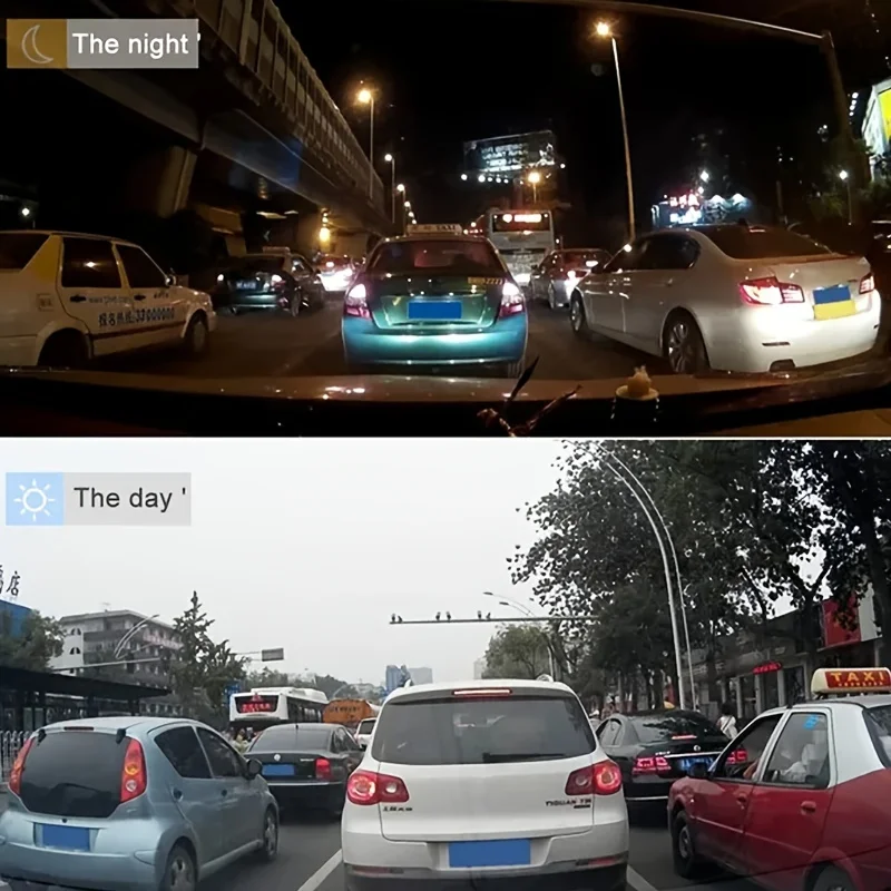 1080P全高清仪表盘凸轮汽车视频行车记录仪，带中控台液晶汽车DVR录像机停车监视器