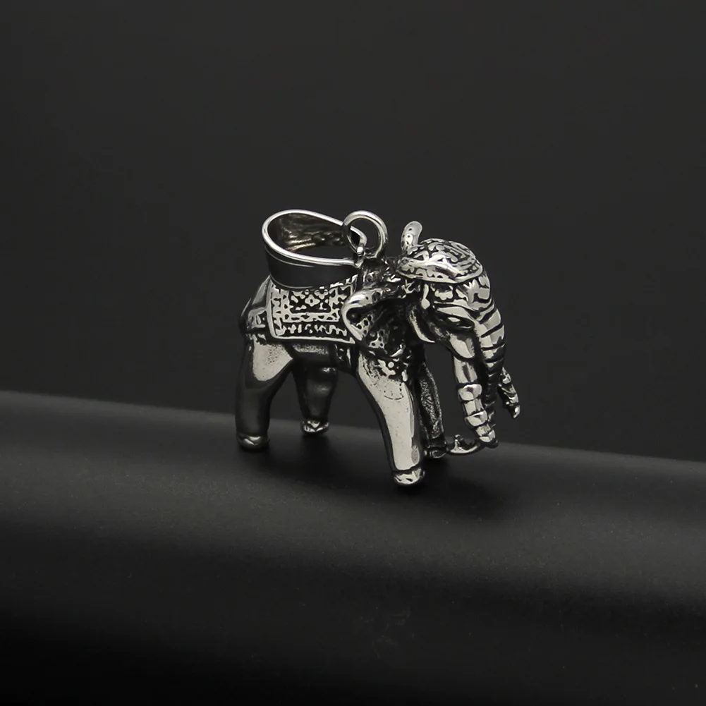 Ciondolo Elefante Portafortuna In Zirconia Cubica - Collana Donna Uloveido