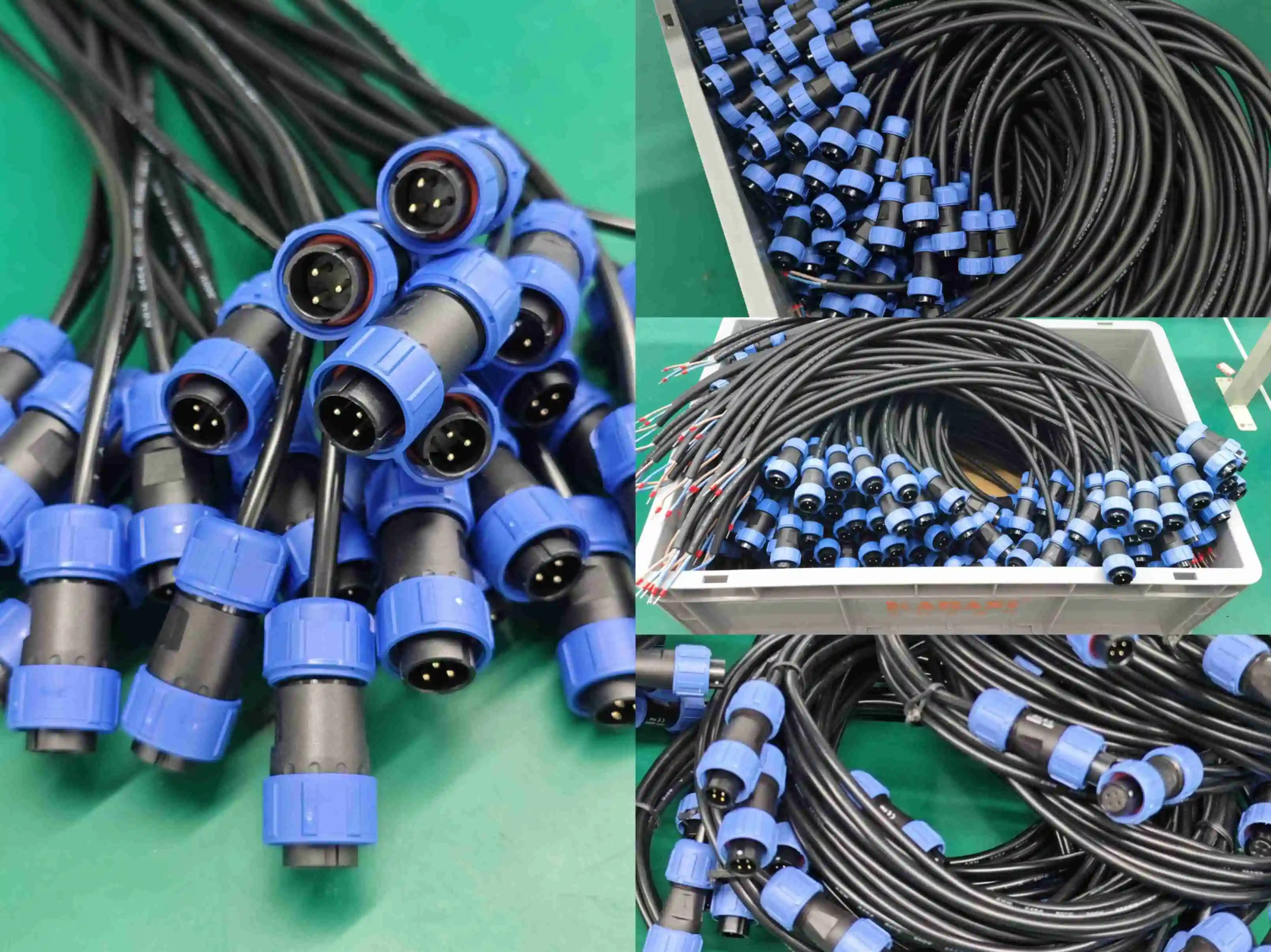 IP68 Waterproof 2Pin Male Plug Female Square Flange Socket Weipu SP20 SD20 Power Circular Industrial Electrical Cable Connector