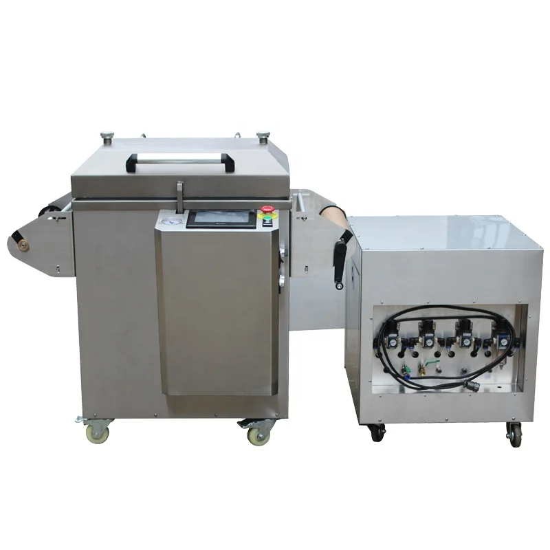 CE Standard WH280 Modified Atmosphere Packaging Tray Sealing Machine for Seafood Fish Map Tray Sealer with Gas Flushing