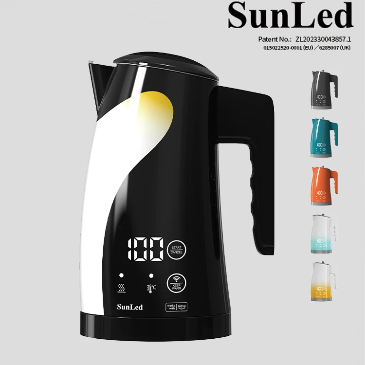 Custom Packaging Box Design Tetera Hervidor Electrica Inteligente Wifi Cool Touch Hot Water Boiler Electric Kettle for Hotel