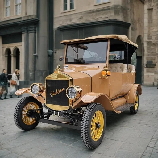 Yatian Vintage Retro 5-Seat Electric Sightseeing Car and Shuttle Bus