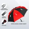 Red and Black Golf Umbrella