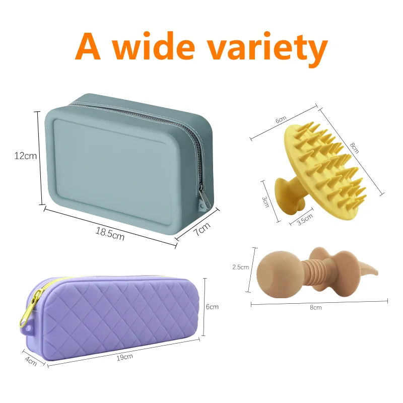 Unisex Baby Teether OEM& ODM Custom Silicone Maker Manufacturers Waterproof Storage Pouch Coin Purse details