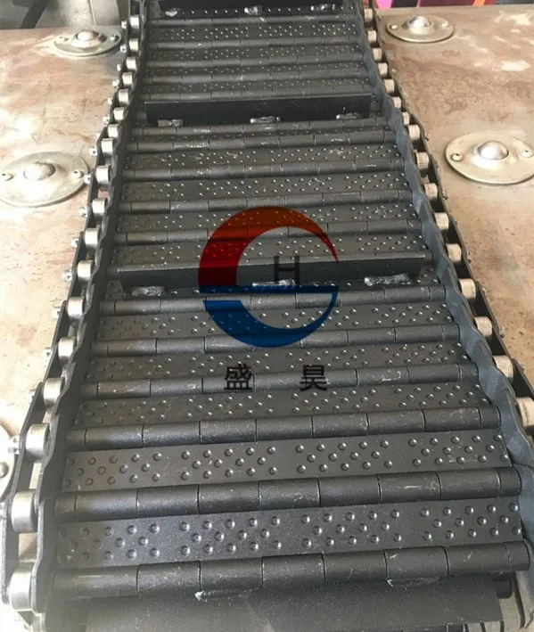 Шаг 31,75 cnc станок стальной стружки конвейерная лента на петлях