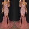 Abito da sposa scintillante con paillettes rosa