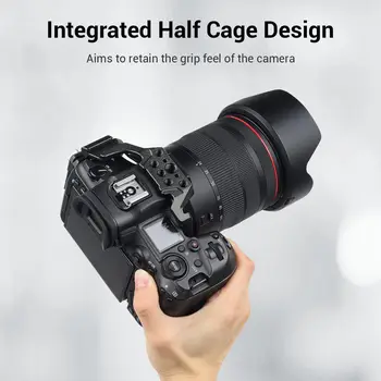 SMALLRIG R5 R5 C R6 Half Cage Camera Half Cage with Cable Clamp for Canon R5 R5 C R6-3656 detail image