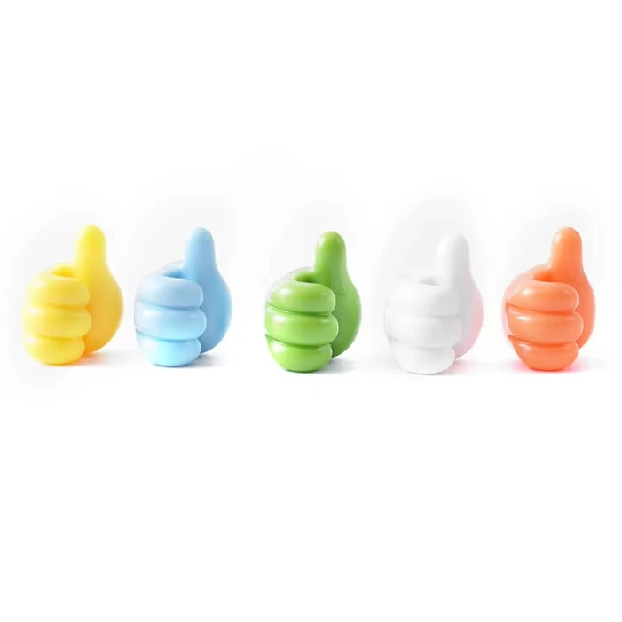 Thumbs-up Adhesive Wall Hook & Key Holder