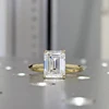 Anello in oro con smeraldo