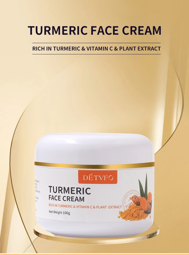 Turmeric Whitening Moisturizer Herbal Face Cream Blaching Detvfo