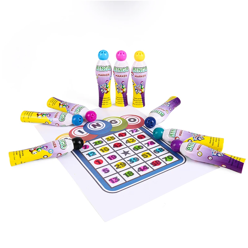 Wholesale Dauber Marker Pen Bingo Dabbers Bingo Dabbers Colored Inks