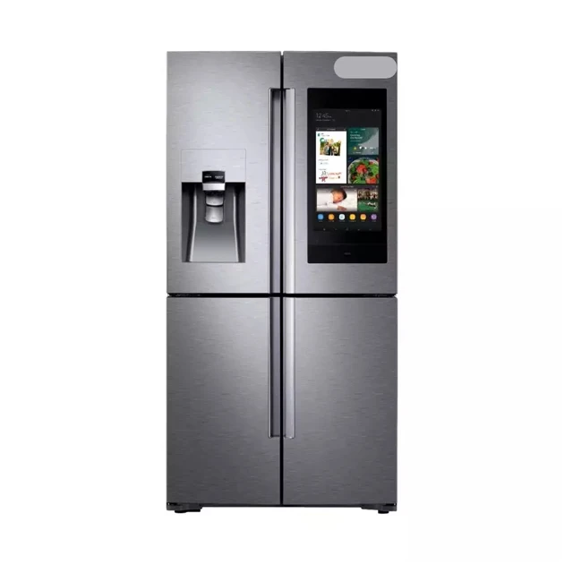 No Frost 28 cu ft 4 door French door refrigerator with touch screen Stainless Steel Home OEM Glass Power Tempered Air Parts 444027