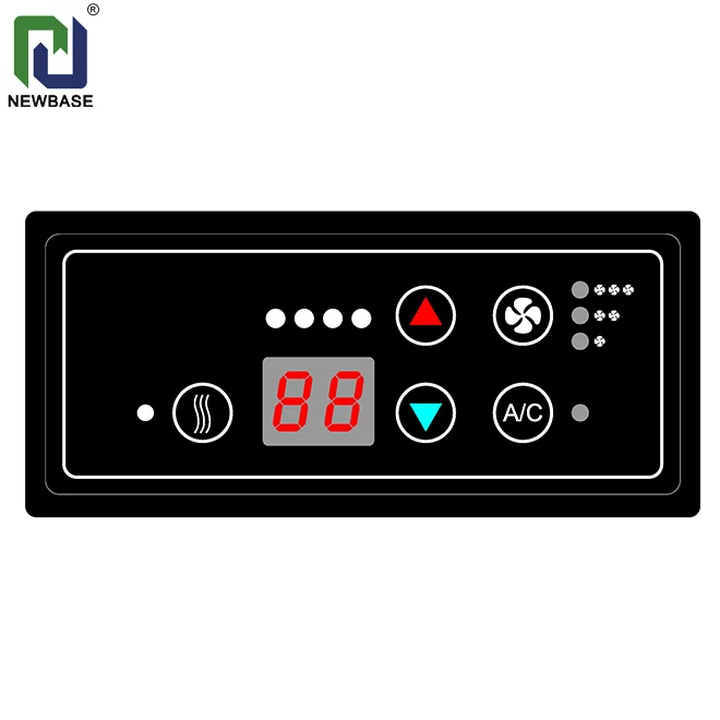 Manufacturer CK200216 Led Display Auto Dlimate air Conditioning Controller Bus Truck Facepanel