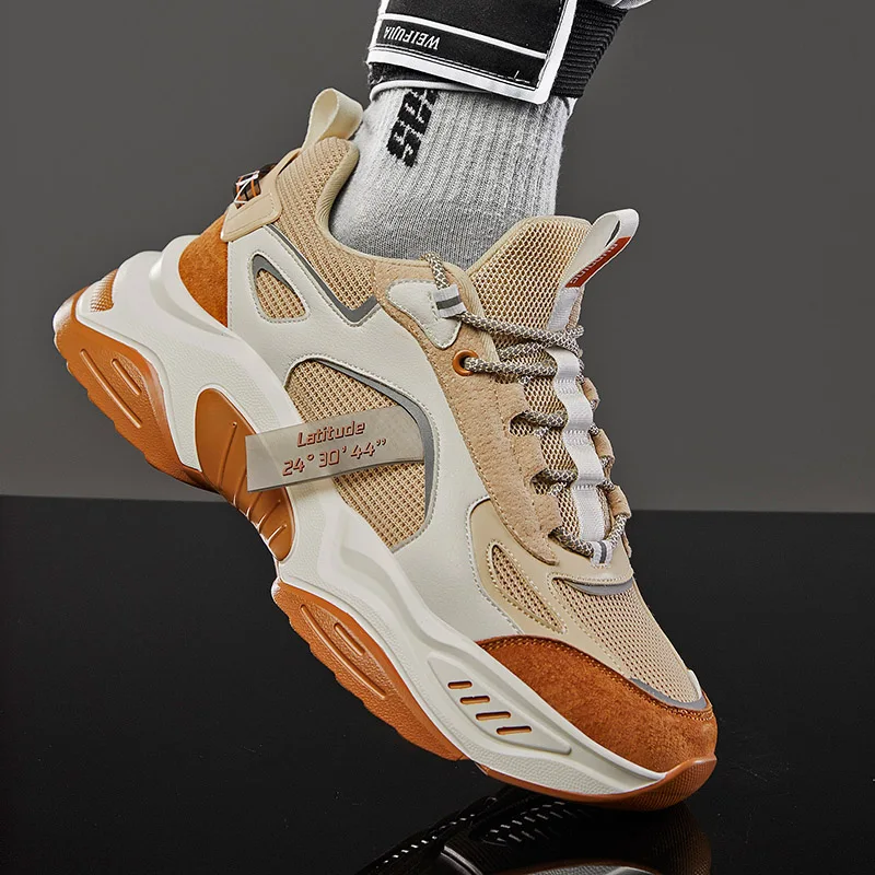 2020 New Spring running shoes men sneakers color matching sports shoes men casual breathable trendy shoes