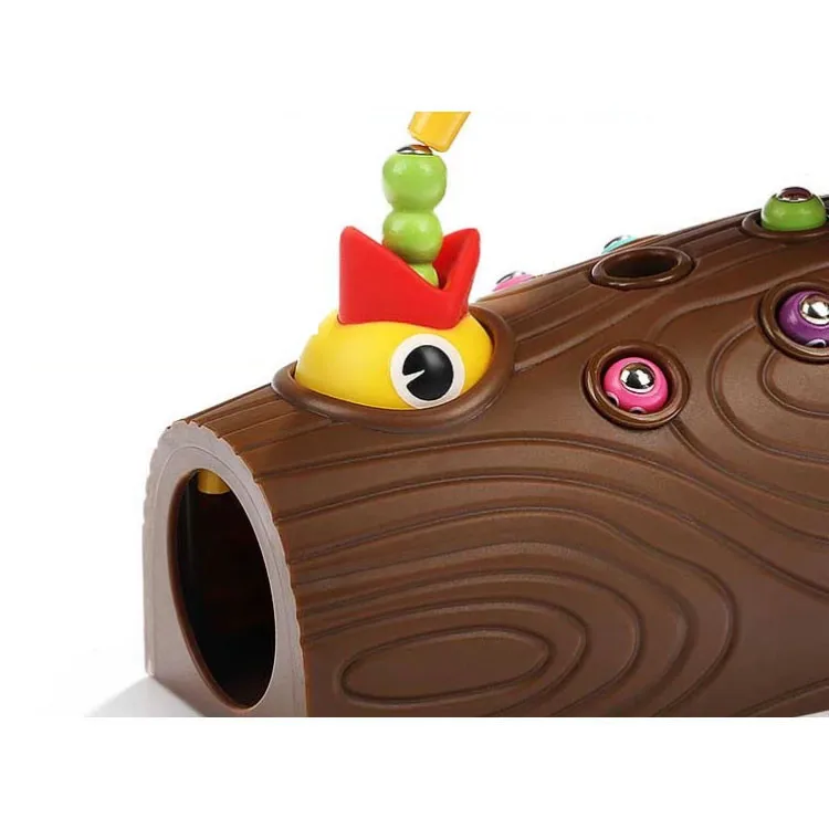 Костюм с дятлами рост поймать червей Магнитный птица ловли насекомых игра развивающая игрушка для детей