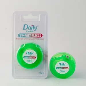 Daily Care Free Sample Wholesale Price High Quality Teeth Cleaning Dental Floss UHMWPE Thread Micro-waxed Cool Mint Dental Floss