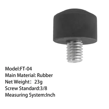 Pied Antidérapant Trépied Pieds En Caoutchouc Pour Trépied 6.35mm - Stabilisateurs Universels Avec Vis Accessoire Trépied