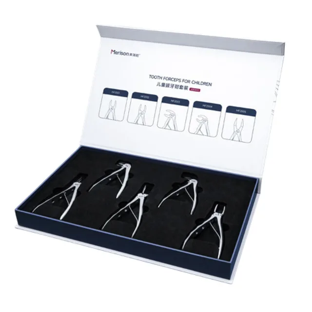 Merison MF2000 Pedo Extracting Forceps with Highly Polished Matte Surface and Ergonomic Handle Dental Forceps for Children