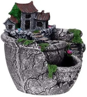 Yardwe Fioriera Ceramica Per Vaso Decorativo Rotondo Per Piante