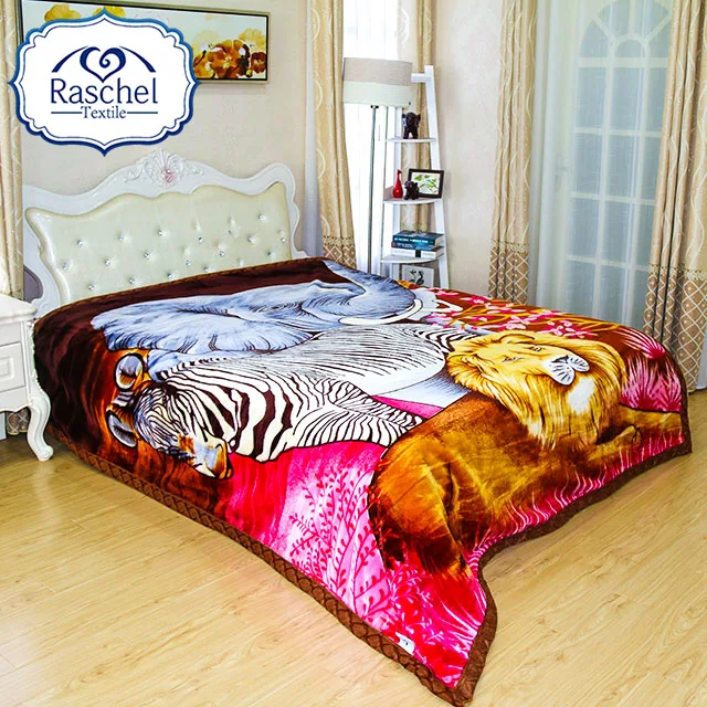 Korean Mink Hispanic Tiger Blanket Animal Print Blanket Heavy