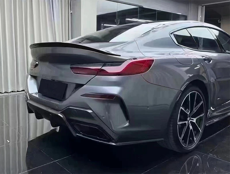 rear spoiler bumper lip diffuser body kit for bmw 8 series g14 g15 g16 3d style350-4