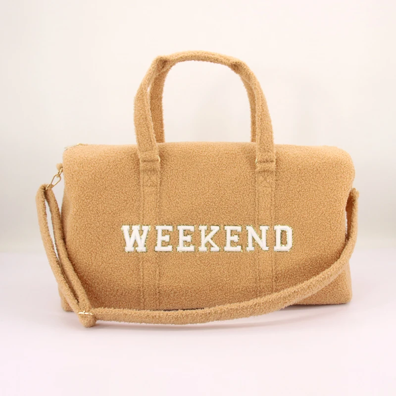 Tilpasset logo reiseduffel vannskjermet weekender bagasje håndbag pose for kvinner sports treningspose for menn