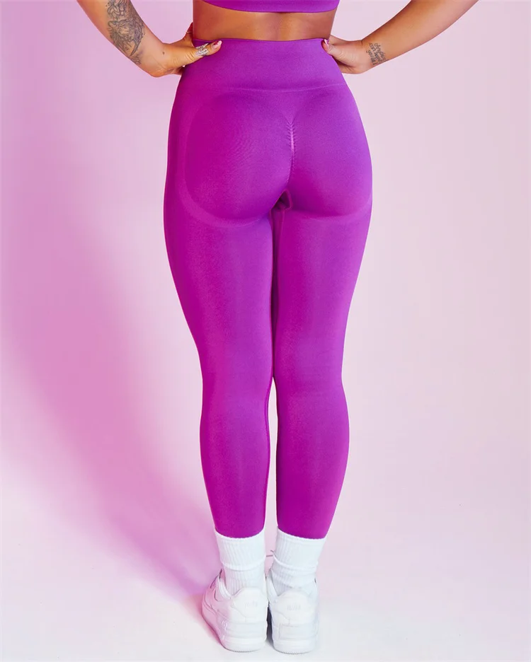 Custom Seamless Athletic Fitness Workout Wear Sports Activewear Women Yoga Pant And Bra 6 Piece