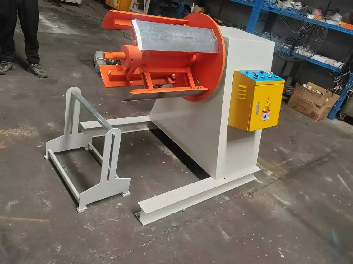 High-Speed Automatic Metal Straightener Wire Rod Uncoiler Decoiler for Stamping Machine High Metal Straightening Machinery