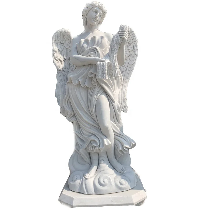 Customized Hand Carved Western Style Angel Figure Carvings