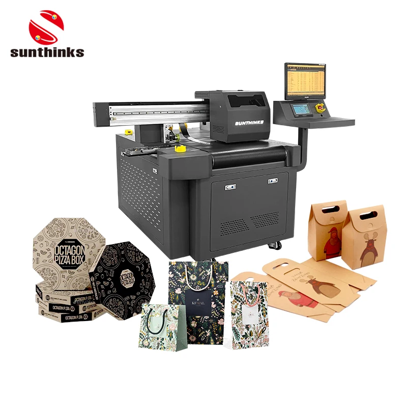 Sunthinks Digital Single Pass Inkjet Packaging Printer