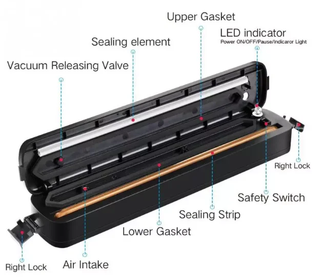 shineye dz-2se liquid vacuu packaging machine/liquid