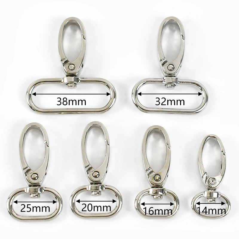 Meetee F4-3 16mm 38mm Handbag Accessories Clip Purse Snap Hook