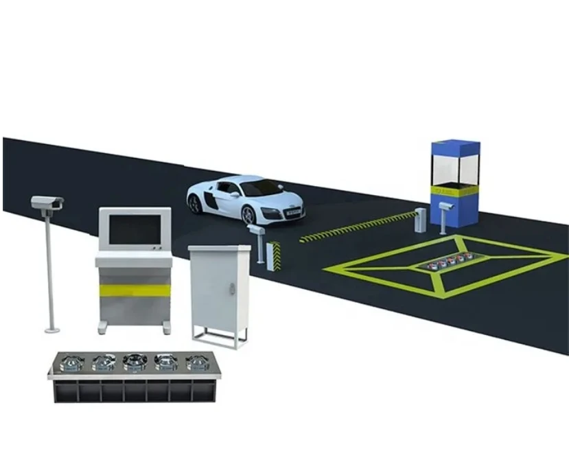 Fixed Under Vehicle Inspection System Car Bomb Bank Security Inspection Scanner for Vehicle Scanning  Bomb Scanning