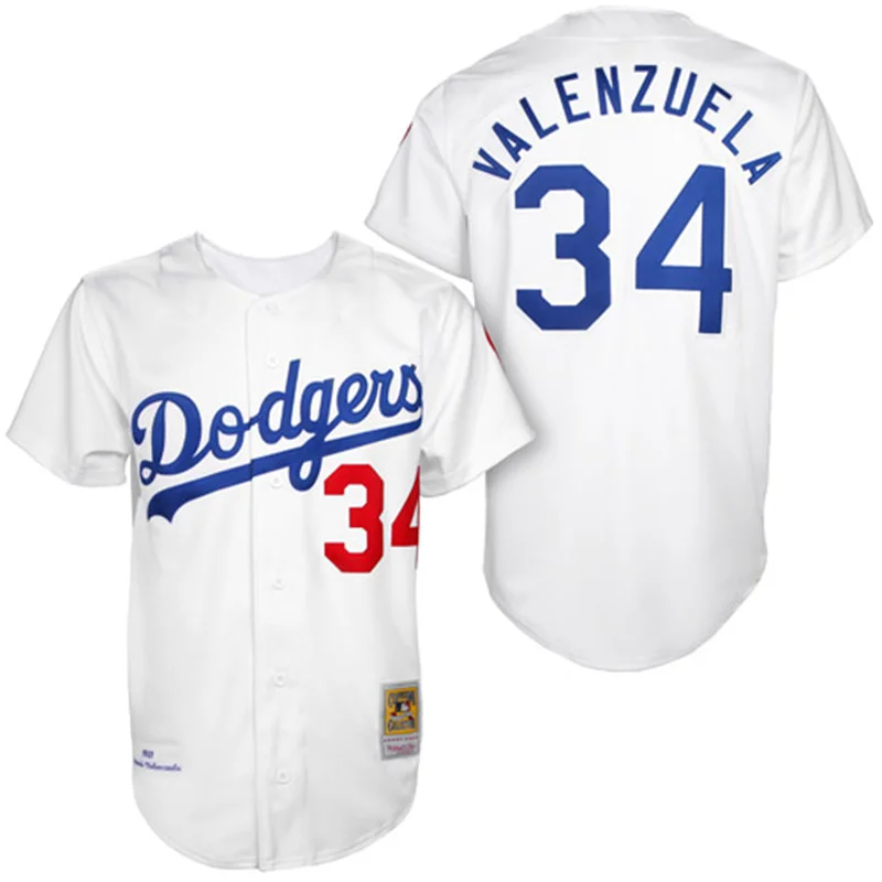 Throwback Fernando Valenzuela Jersey Men's #34 Los Angeles Dodgers Baseball  Jersey S-5xl - Buy Dodgers Jersey,Baseball Jersey,Fernando Valenzuela