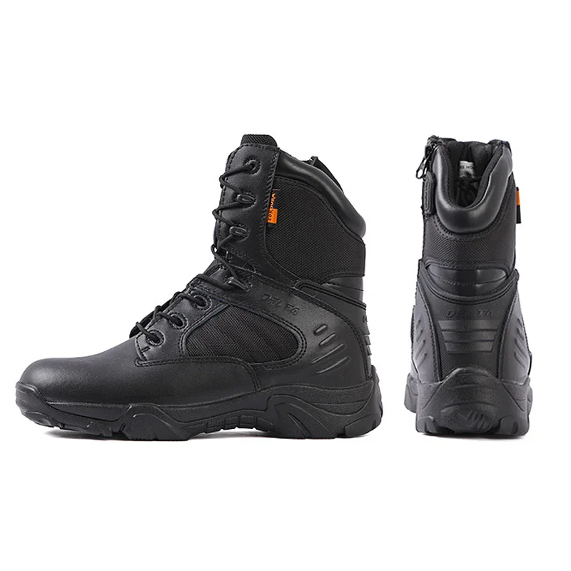Военные звезды, черные военные тактические ботинки, формовочные ботинки, офицер армии, Полицейская обувь