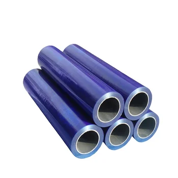 Custom fit blue pe protective film  high viscosity pe protective film for glossy adhesive stainless steel protection film
